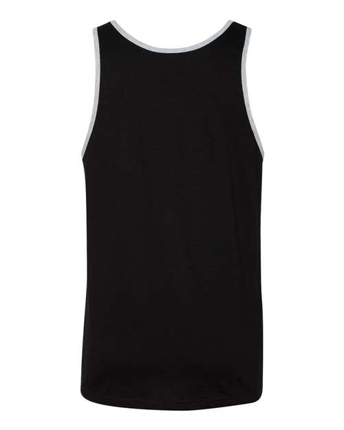 BELLA + CANVAS 3480 Black/ Athletic Heather — back