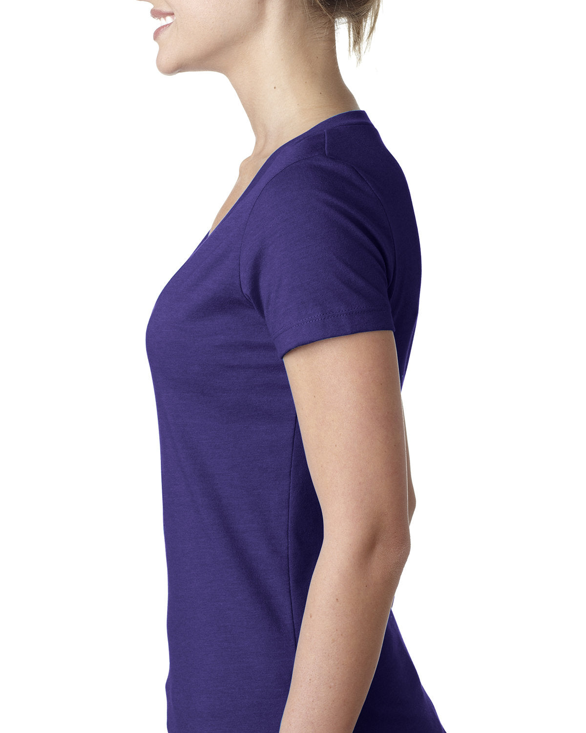 Women's CVC Deep V - Purple Rush