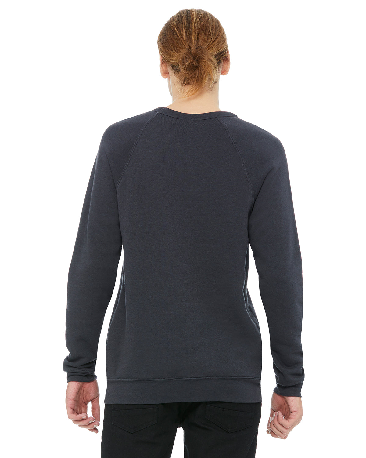 Unisex Sponge Fleece Raglan Sweatshirt - Dark Gray