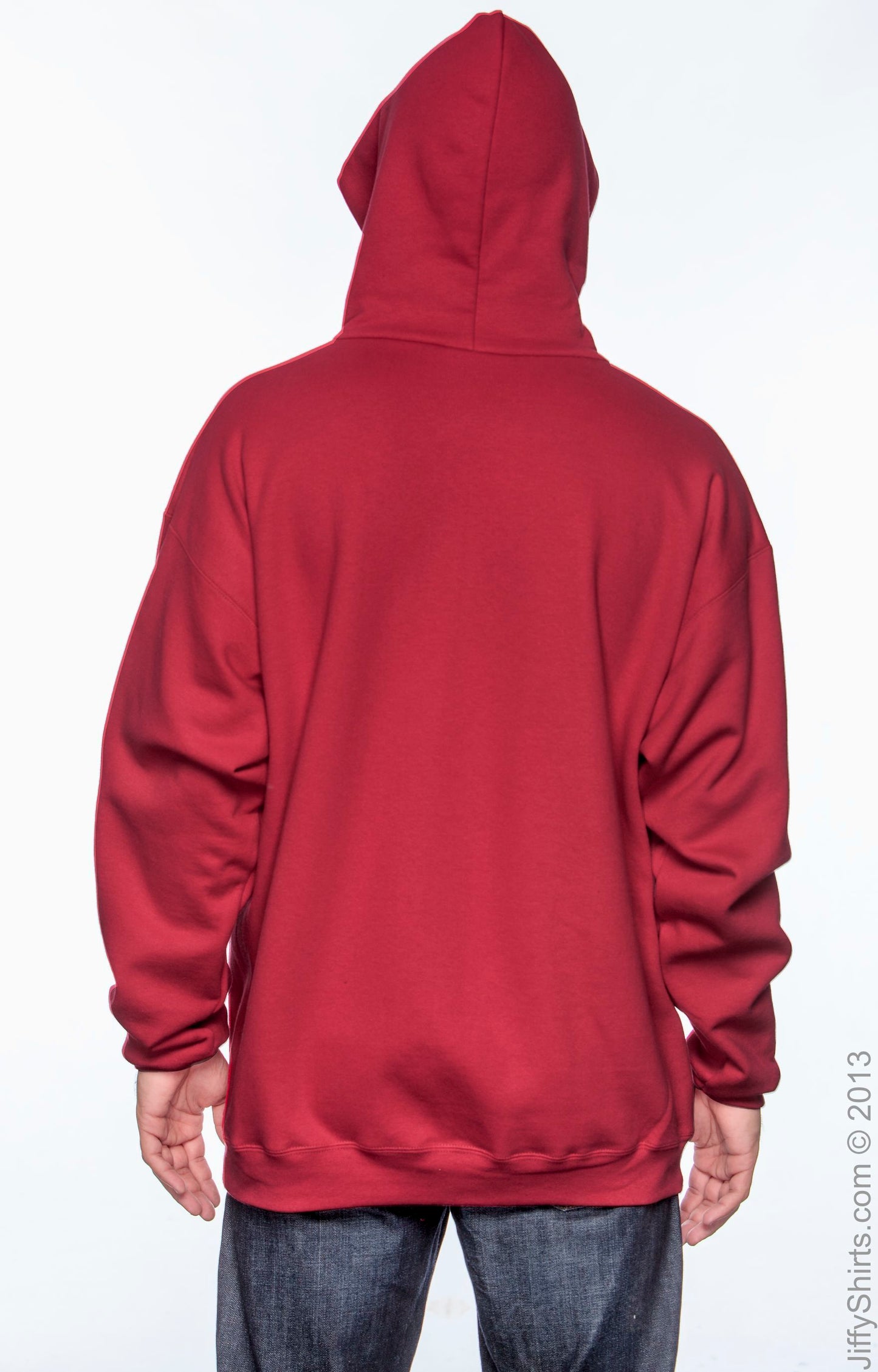 Ultimate Cotton® 90/10 Pullover Hoodie - Deep Red