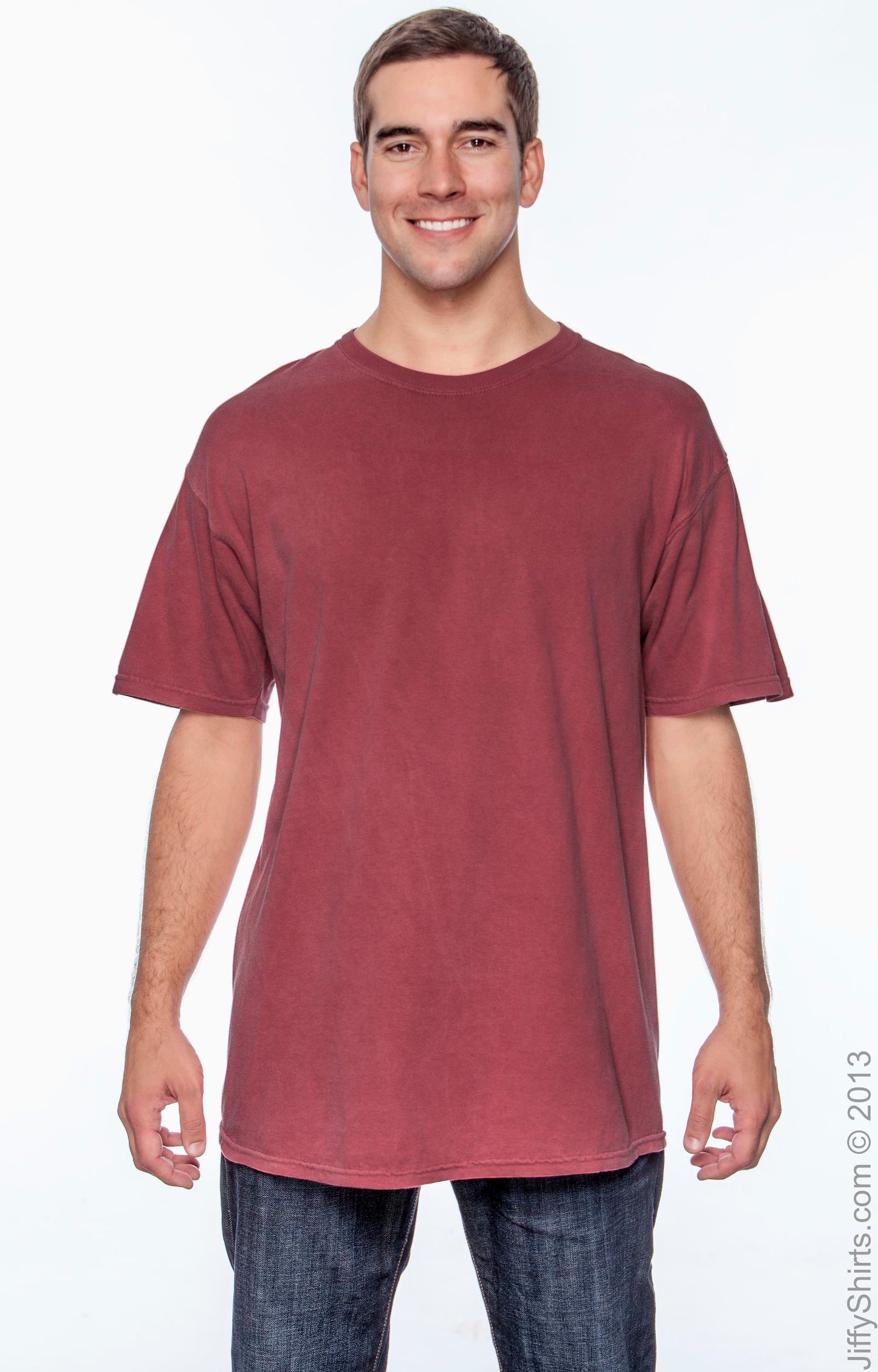 Unisex Heavyweight RS T-Shirt - Crimson
