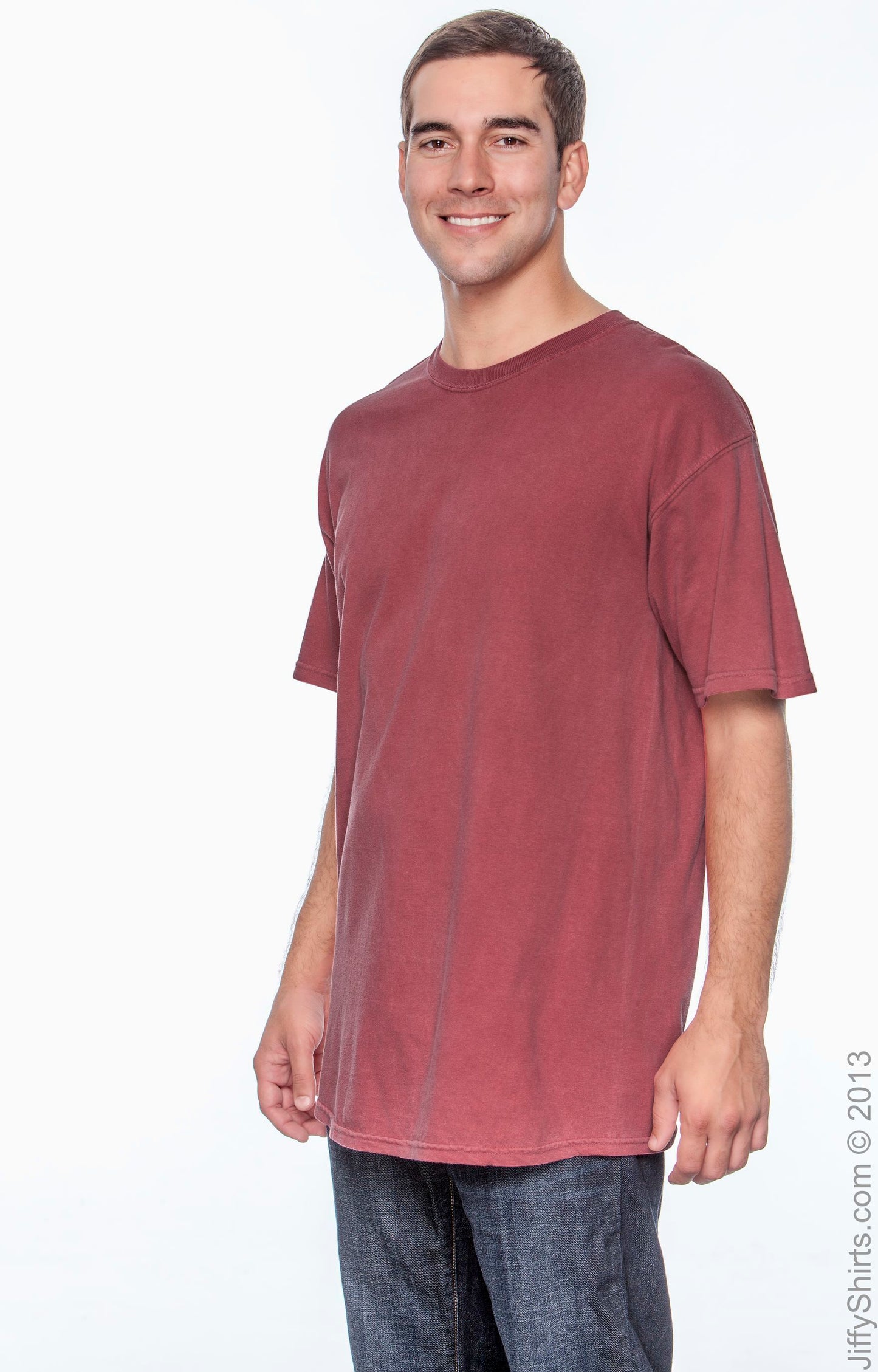 Unisex Heavyweight RS T-Shirt - Crimson