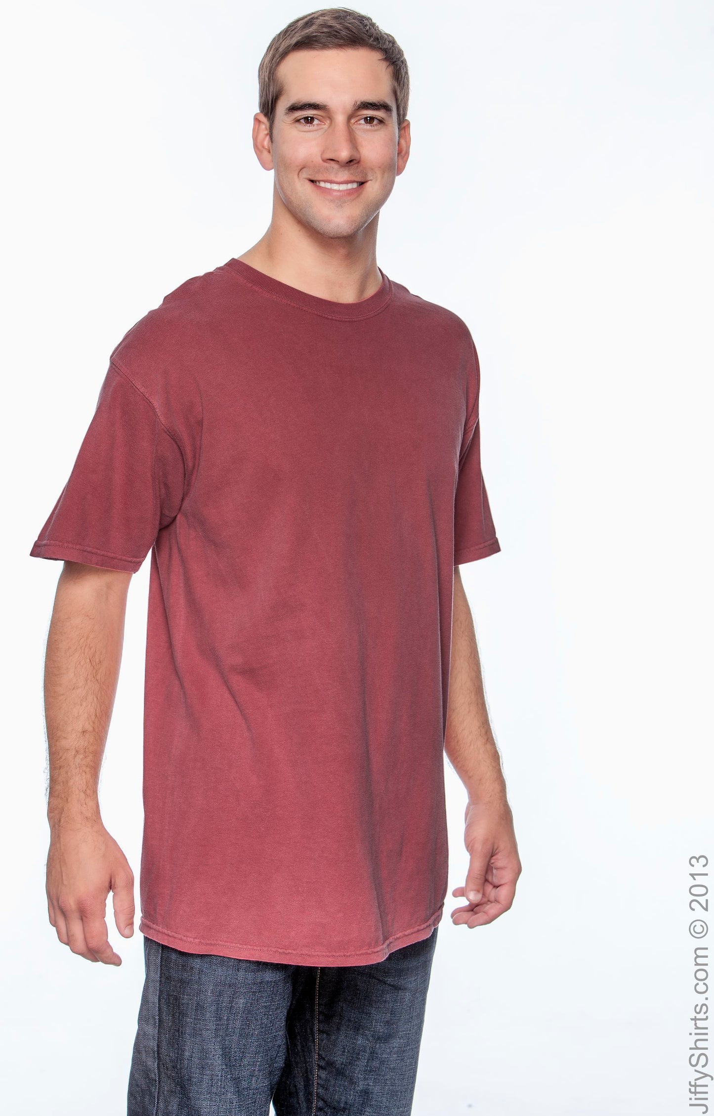 Unisex Heavyweight RS T-Shirt - Crimson