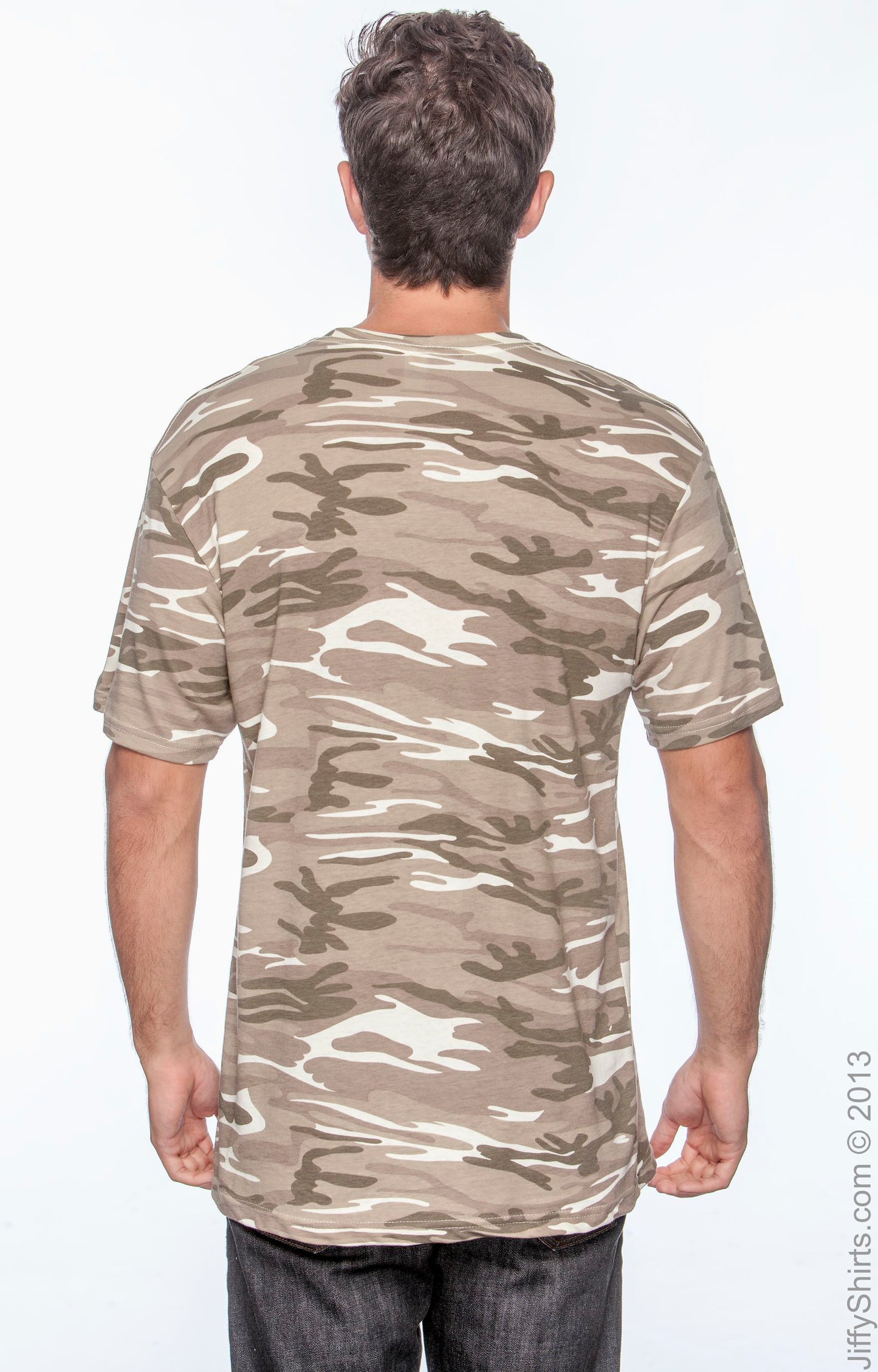 Midweight Camouflage T-Shirt - Camouflage Sand