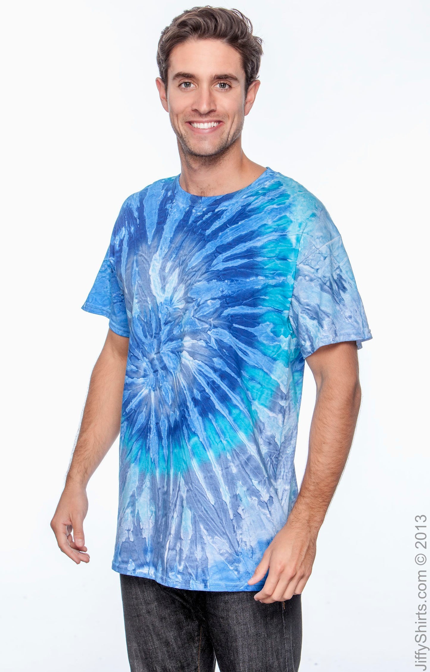 Unisex 100% Cotton T-Shirt - Blue Jerry
