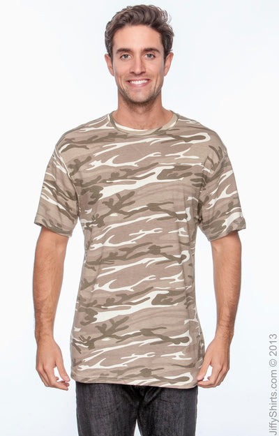 Midweight Camouflage T-Shirt - Camouflage Sand