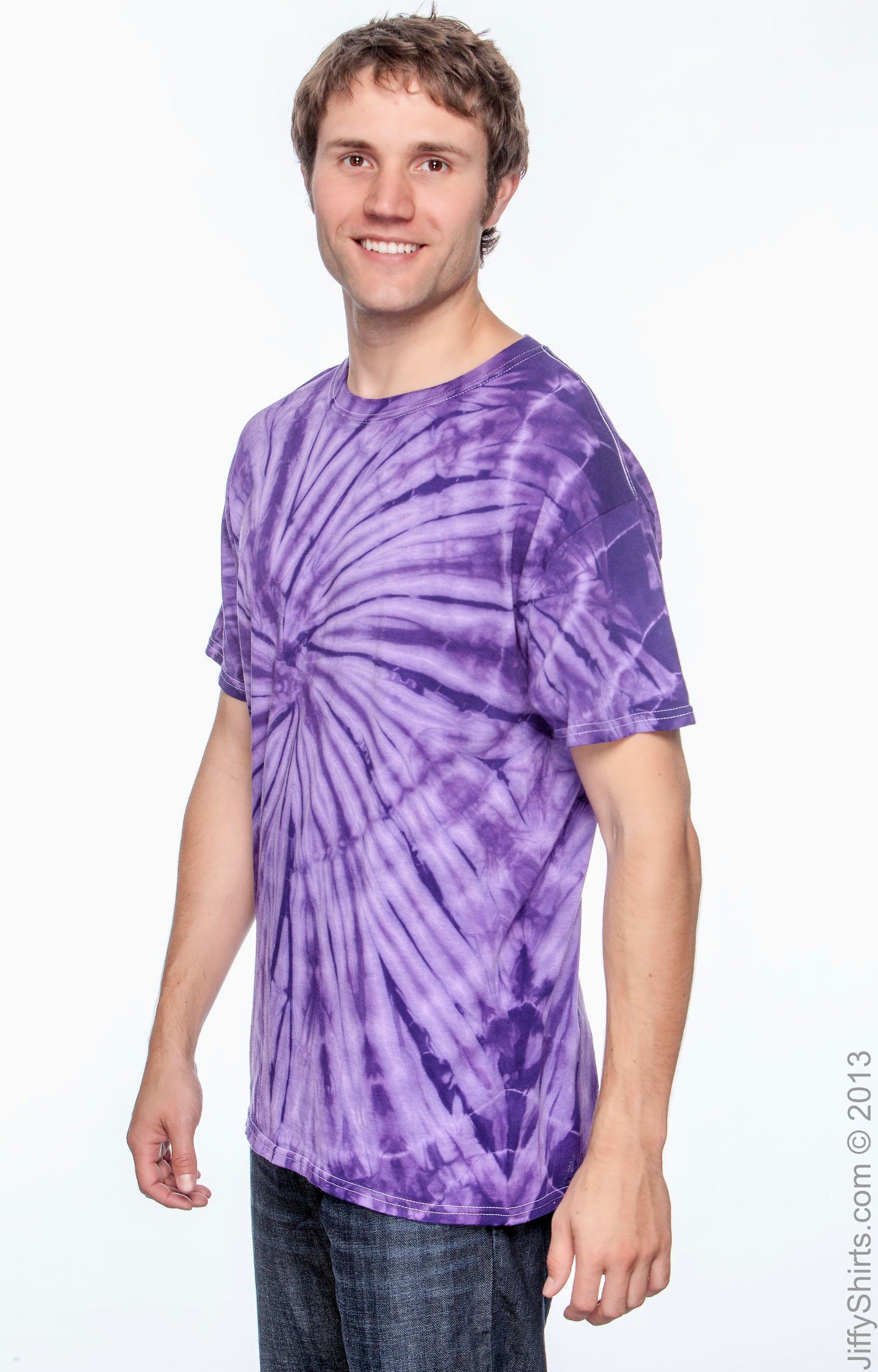 Unisex 100% Cotton Spider T-Shirt - Spider Purple