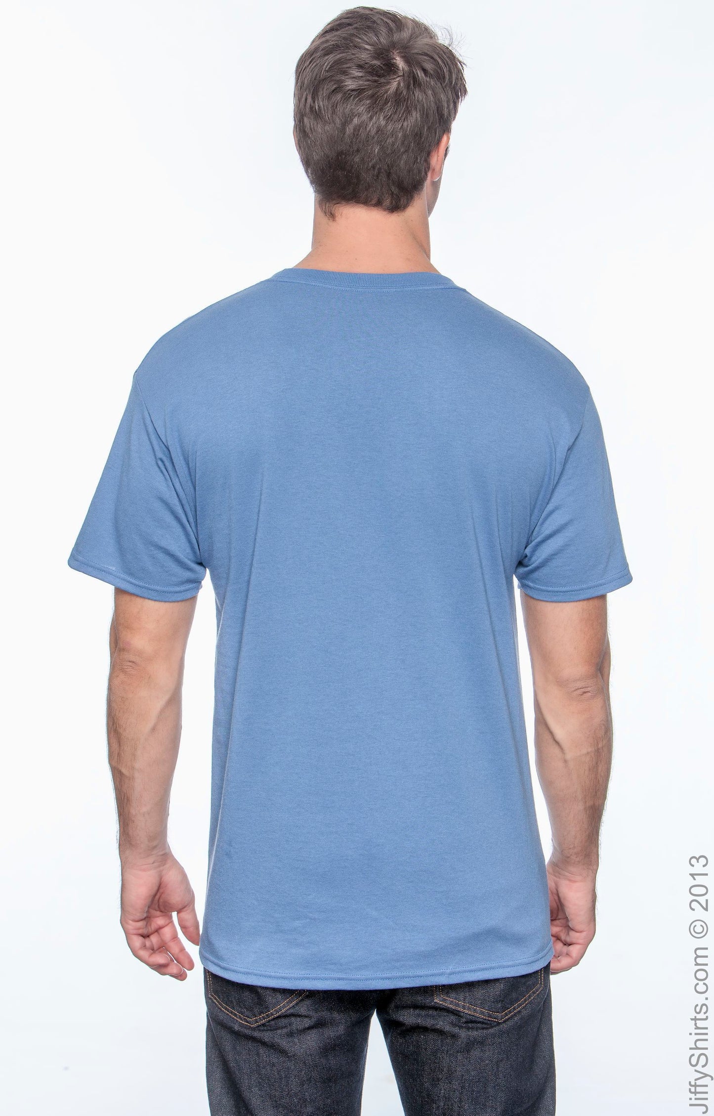 50/50 Ecosmart® Short Sleeve Tee - Denim Blue