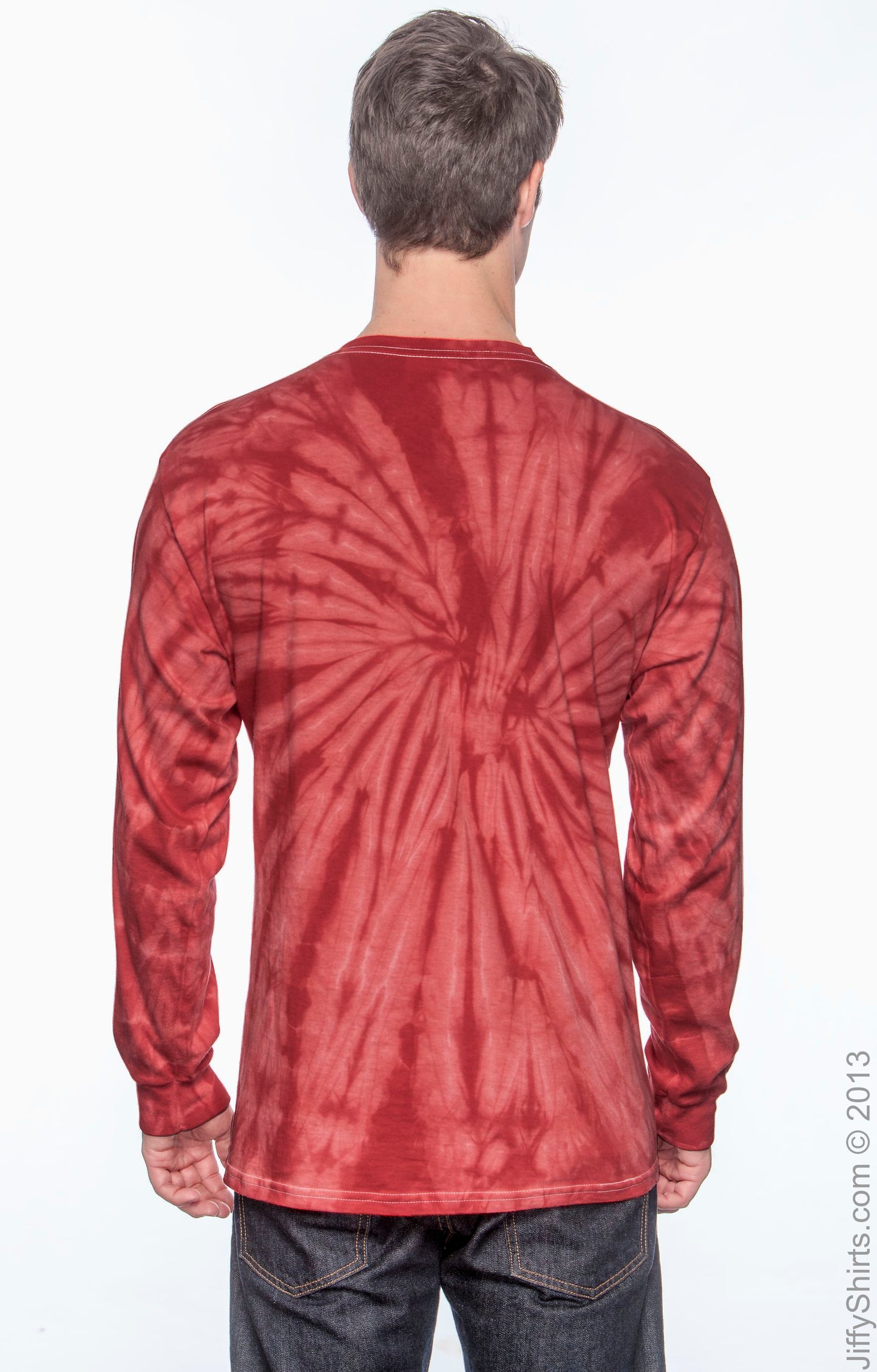 Unisex 100% Cotton Long-Sleeve T-Shirt - Spider Red