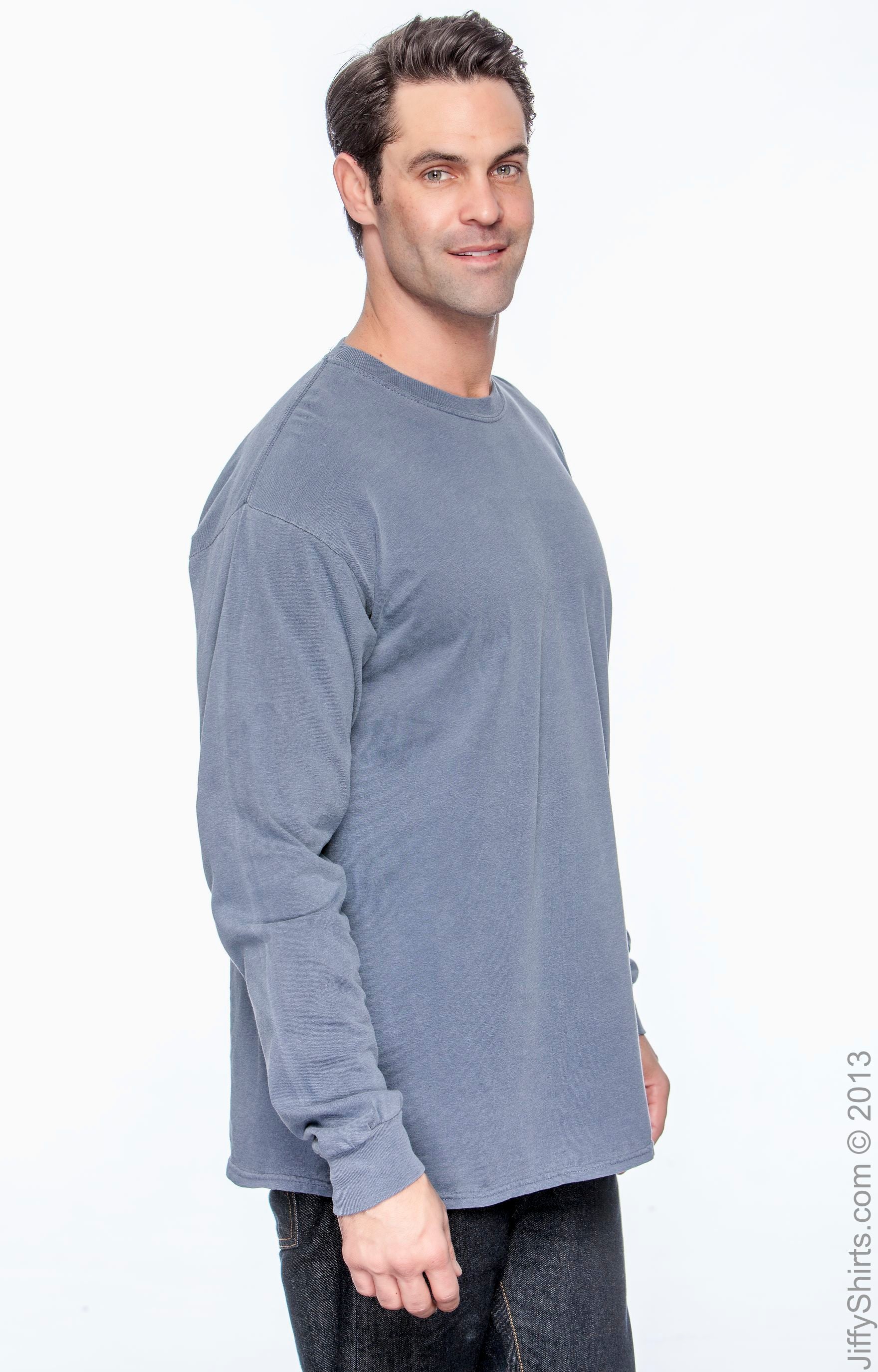 Unisex Heavyweight RS Long-Sleeve T-Shirt - Denim