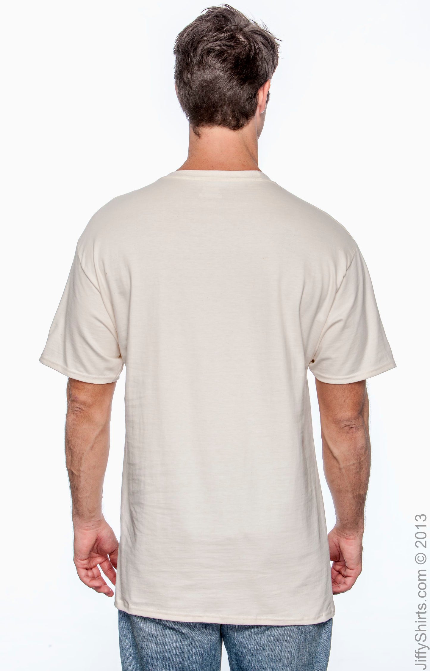 Beefy-T® Short Sleeve Pocket Tee - Natural