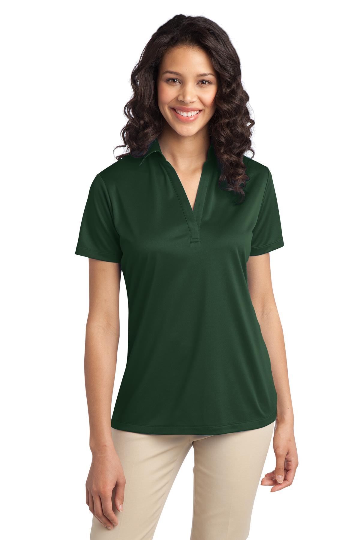 Women's Silk Touch Performance Polo - Dark Green