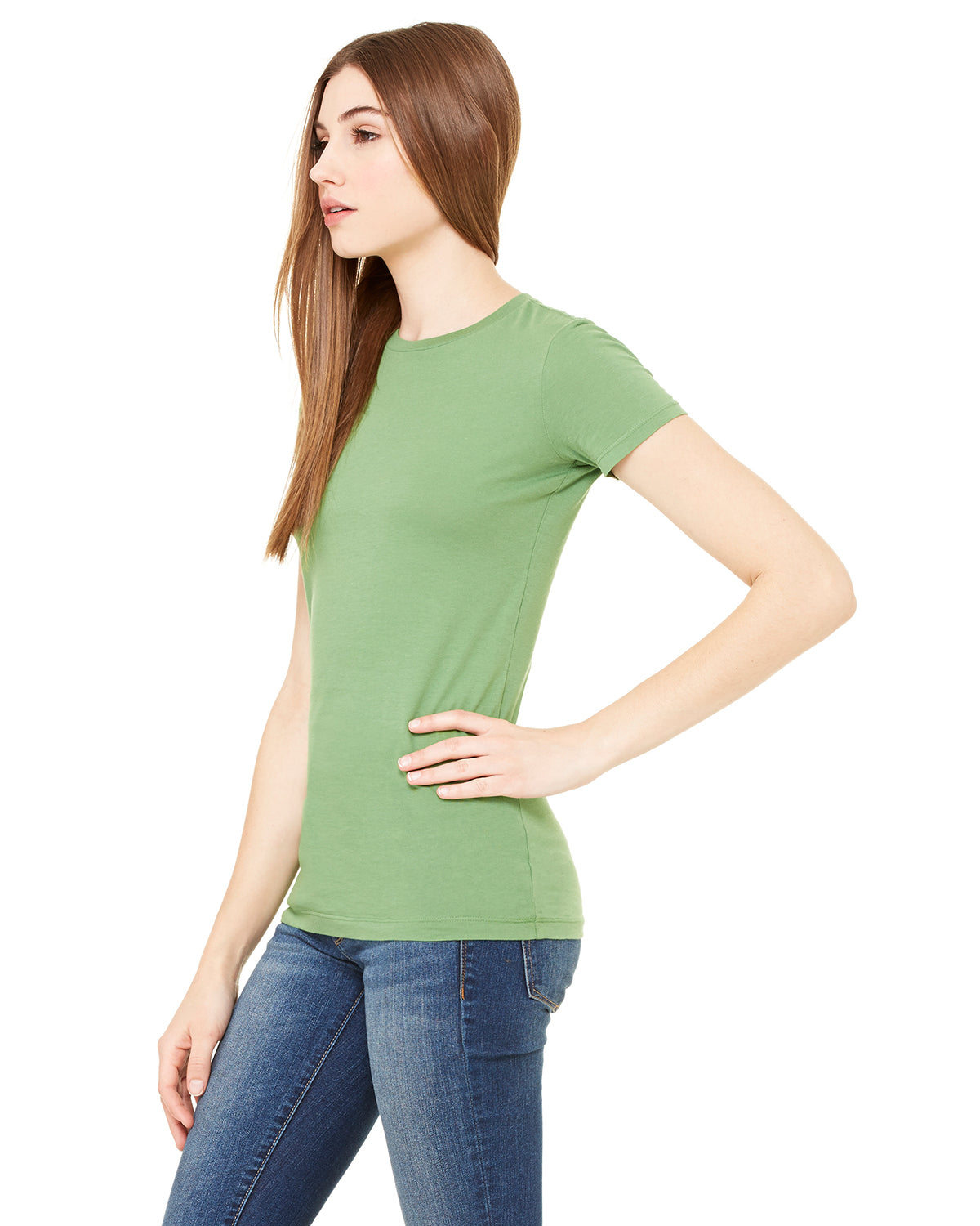 Women's Junior Fit Favorite T-Shirt - Heather Green