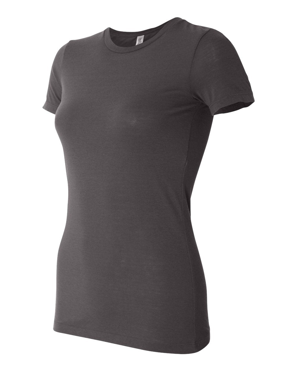 Women's Cotton/Polyester Tee - Asphalt