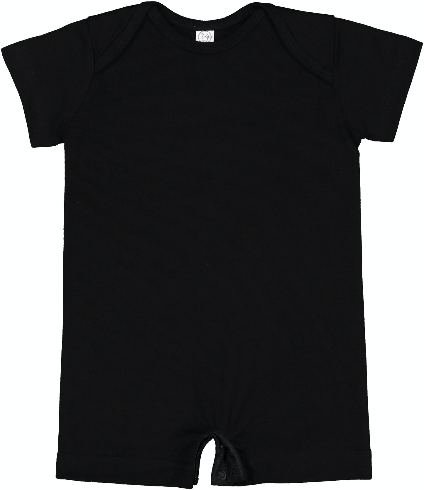 Infant Premium Jersey T-Shirt Romper - Black