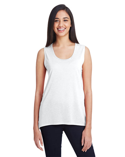 Women's Freedom Sleeveless T-Shirt - White