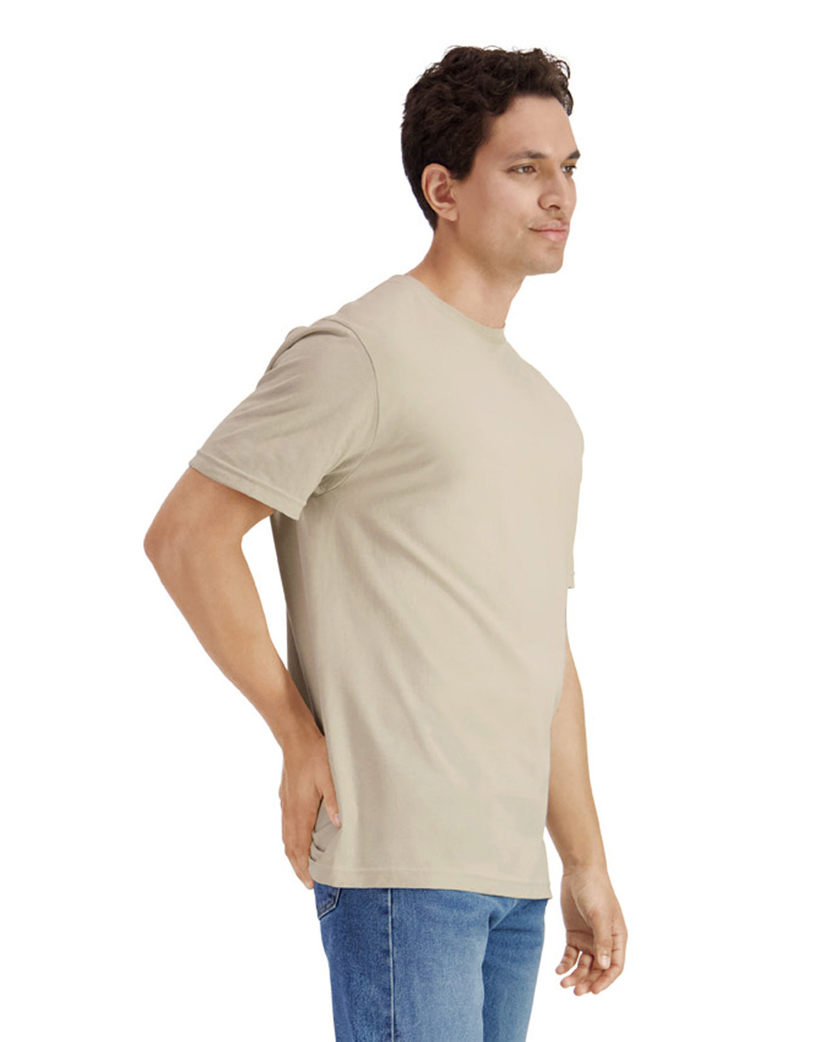 Light Cotton T-Shirt - Sand
