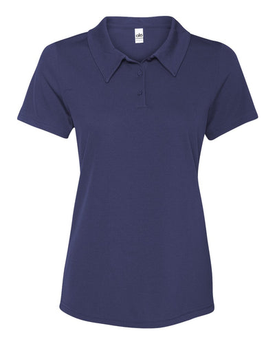 Women's Performance 3-Button Mesh Sport Shirt - Sport Navy
