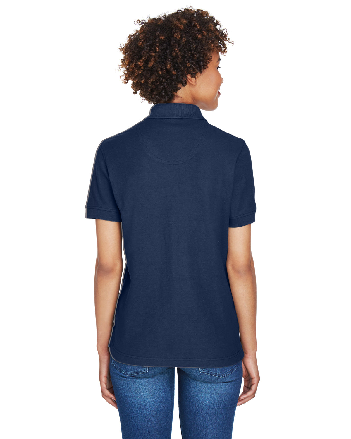 Women's Whisper Piqué Polo - Navy