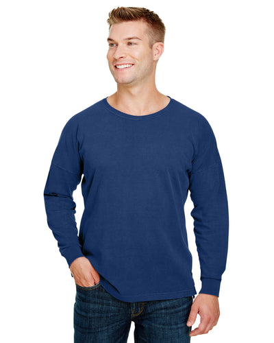 Unisex Heavyweight RS Oversized Long-Sleeve T-Shirt - True Navy