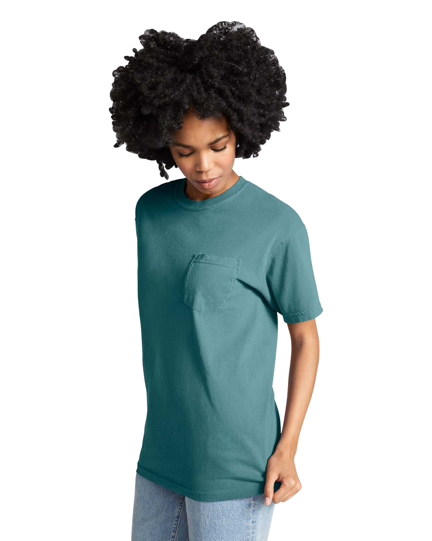Unisex Heavyweight RS Pocket T-Shirt - Emerald