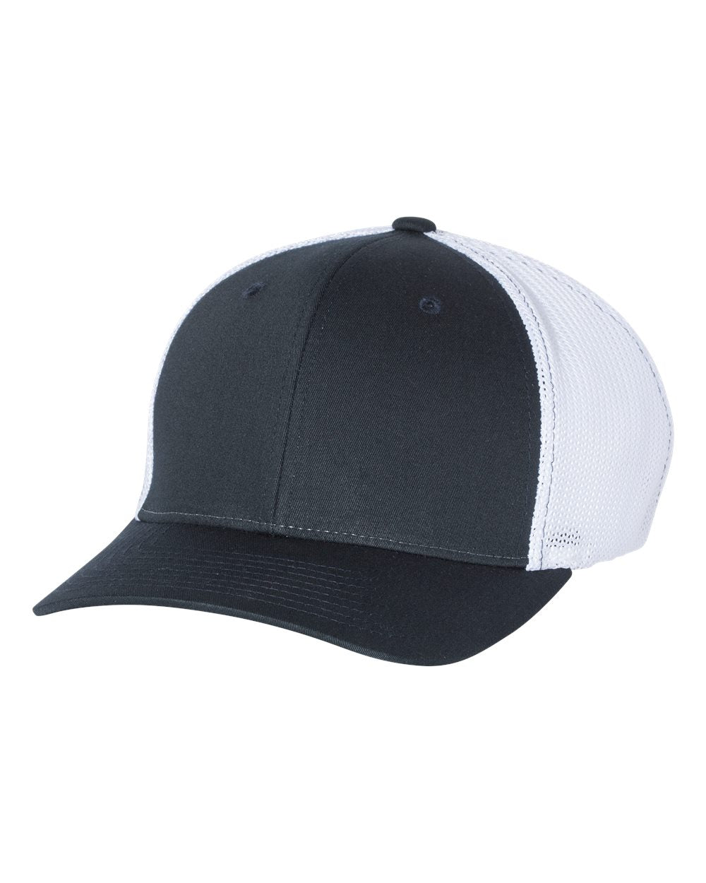 Fitted Trucker with R-Flex - Navy / White
