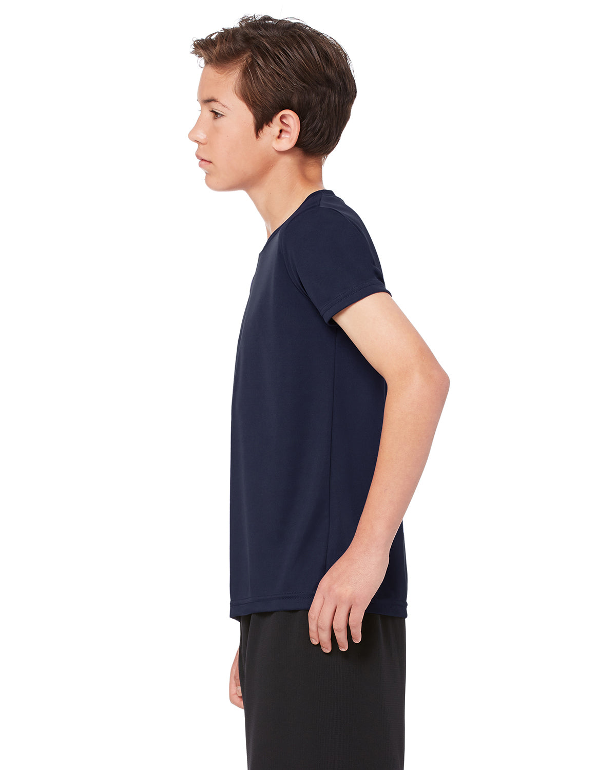 Youth Performance Short-Sleeve T-Shirt - Dark Navy