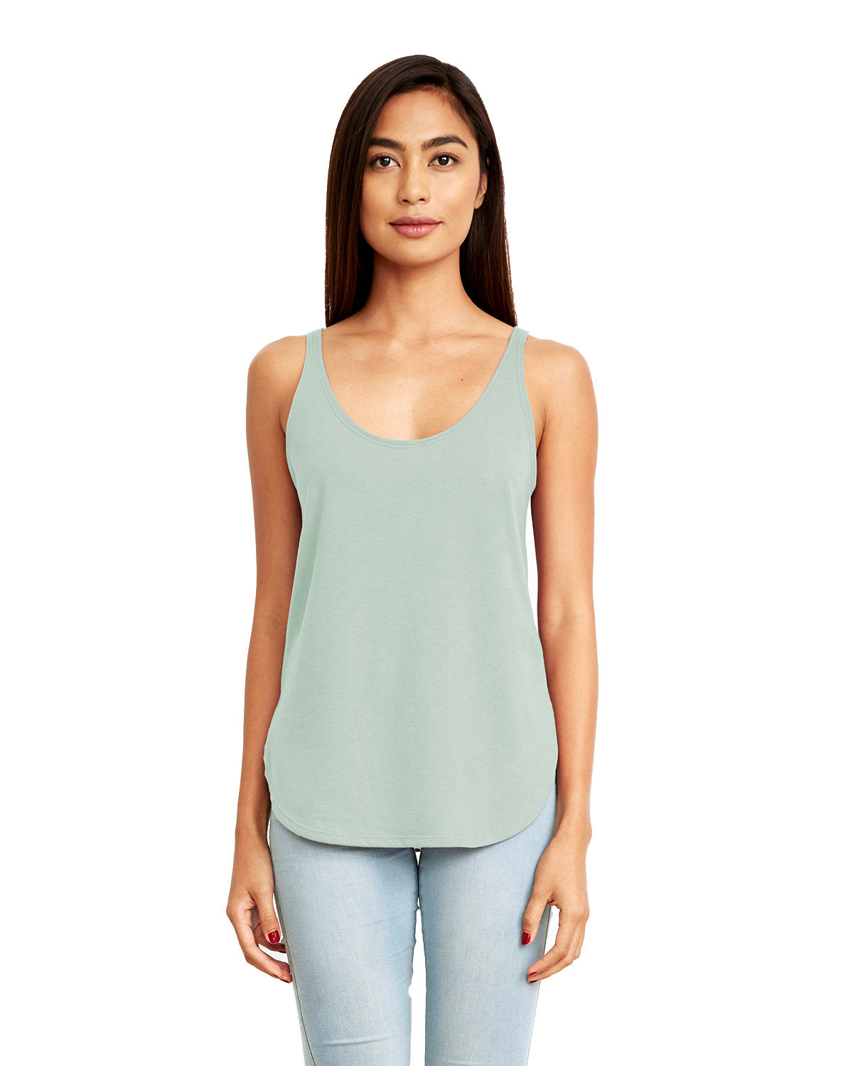 Women's Festival Tank - Stonewash Green