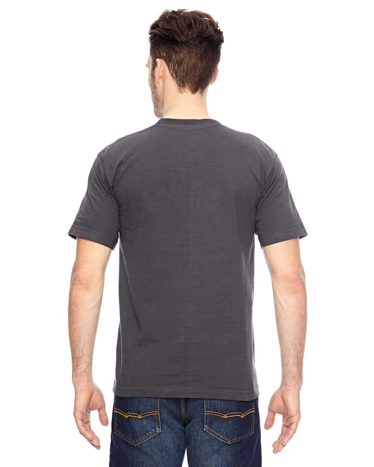 Unisex 100% Cotton Pocket T-Shirt - Charcoal