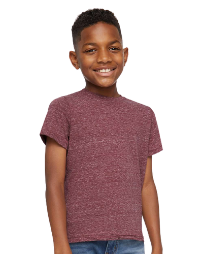 Toddler Harborside Melange T-Shirt - Burgundy Melange
