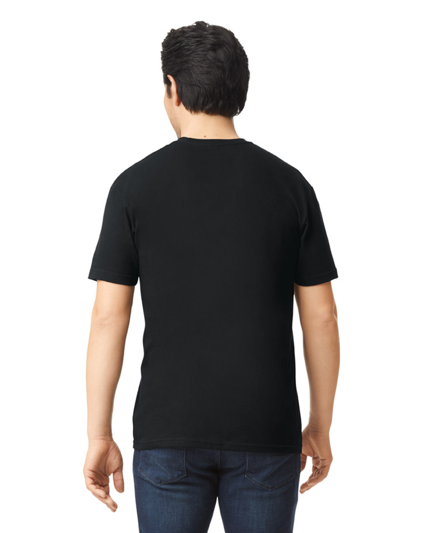 Unisex Softstyle CVC T-Shirt - Pitch Black