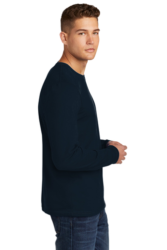 Men's Cotton Long-Sleeve Crew - Midnight Navy