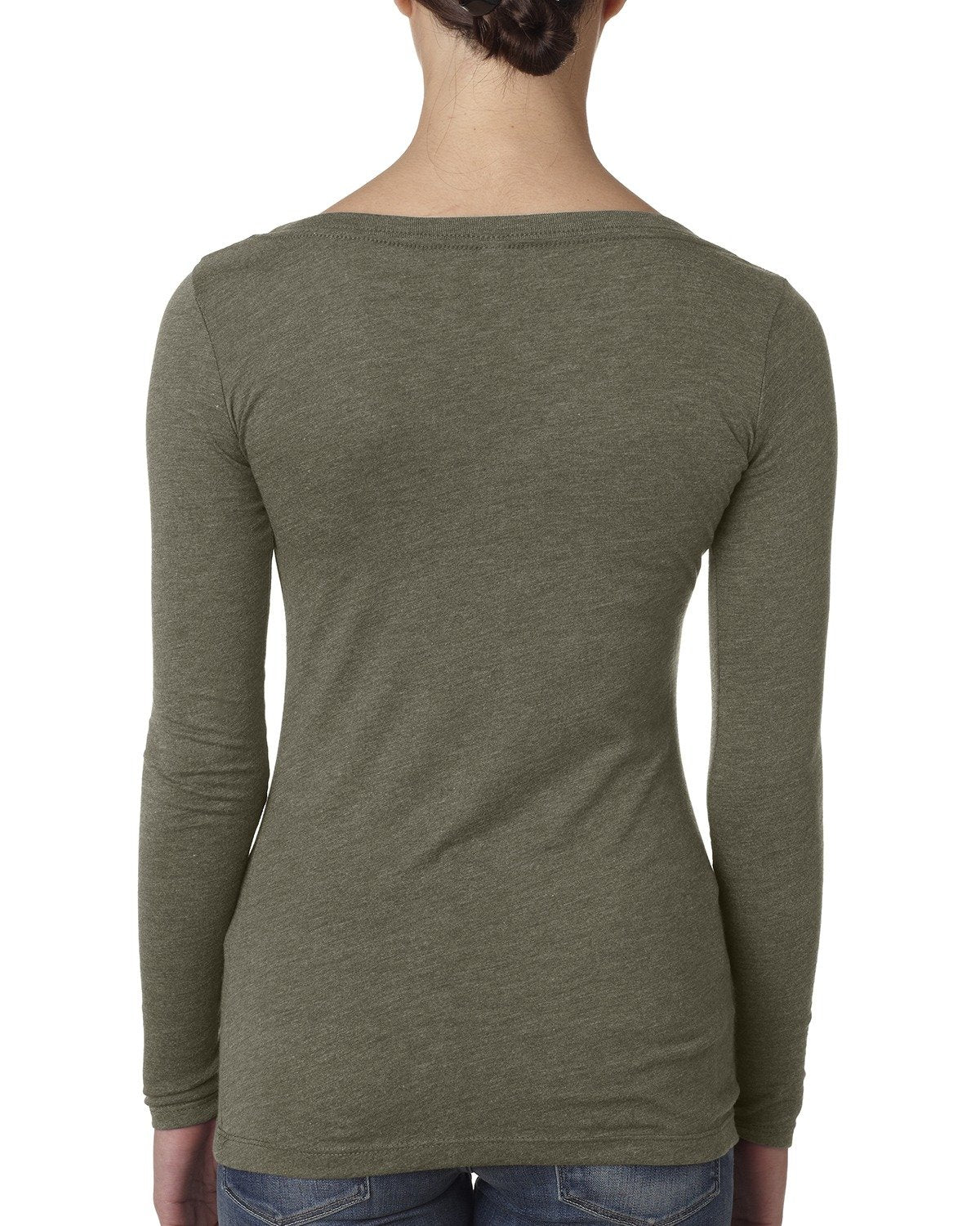 Women's Triblend Long-Sleeve Scoop - Venetian Gray