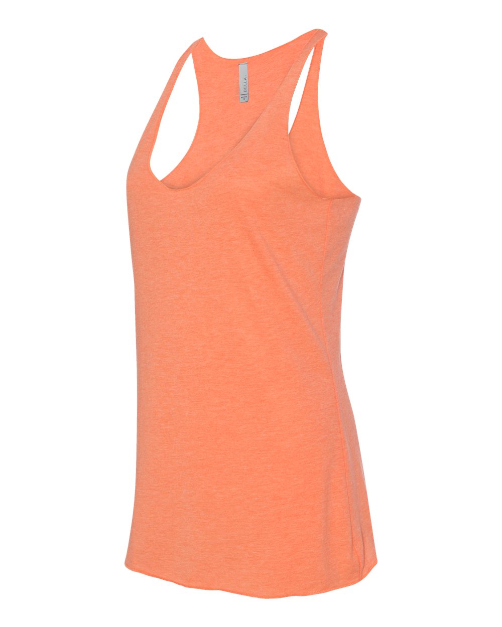 Women's Triblend Racerback Tank - Orange Triblend