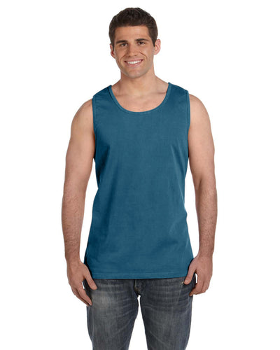 Unisex Heavyweight RS Tank - Topaz Blue