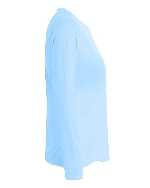 Women's Long Sleeve Cooling Performance Crew Shirt - SKY BLUE