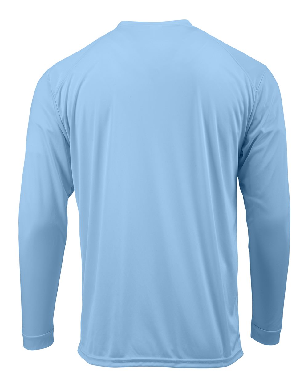 Unisex Long Sleeve Performance Tee - Blue Mist