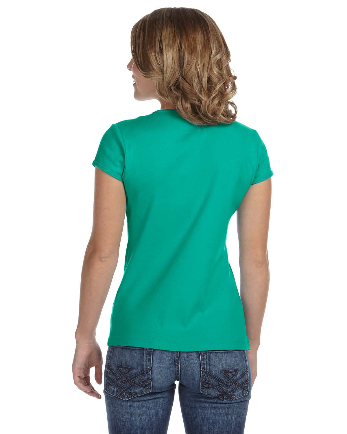 Women's Baby Rib Short-Sleeve T-Shirt - Teal