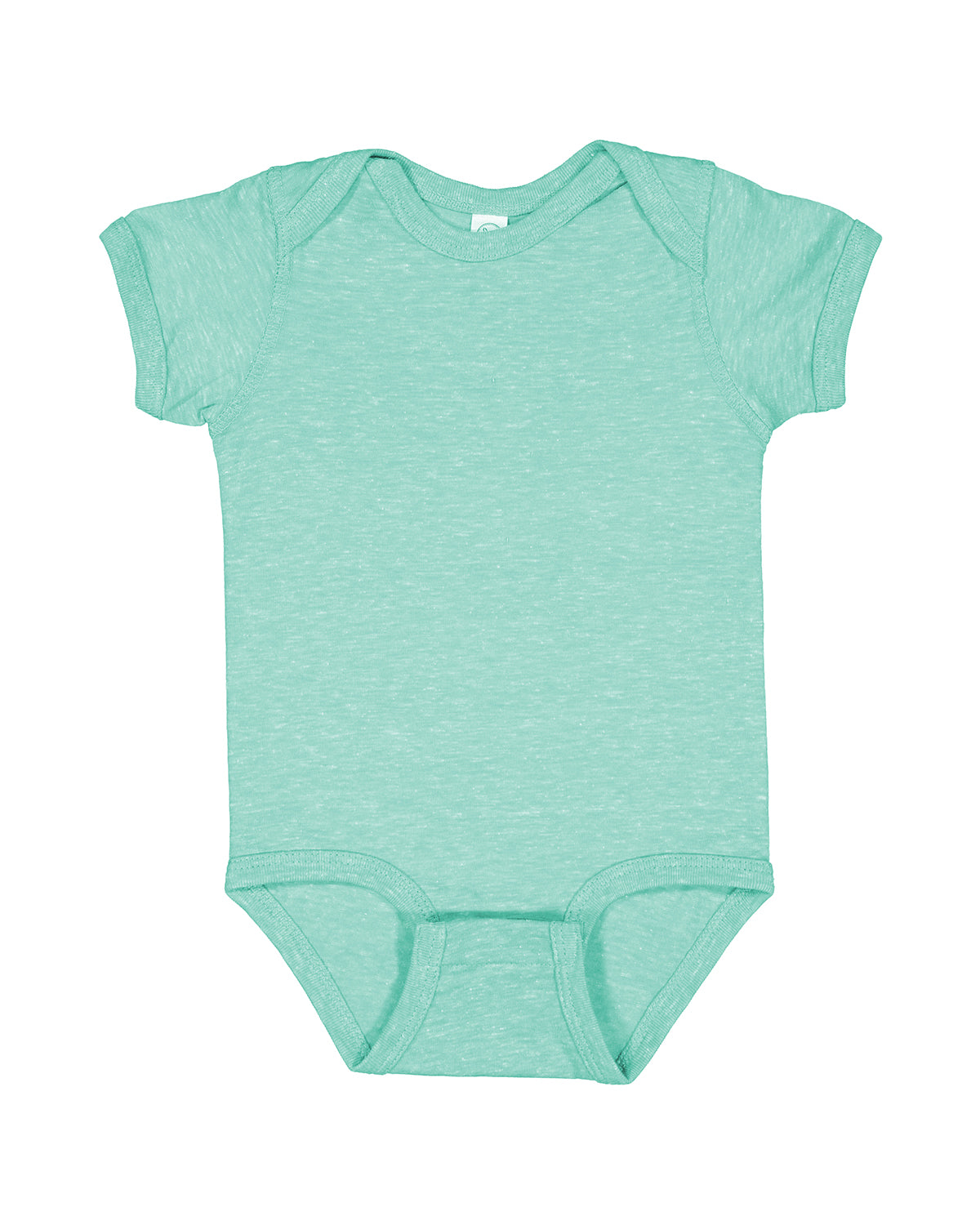 Infant Harborside Melange Bodysuit - Saltwater Melange