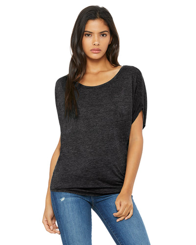 Women's Flowy Circle Top - Heather Dark Gray