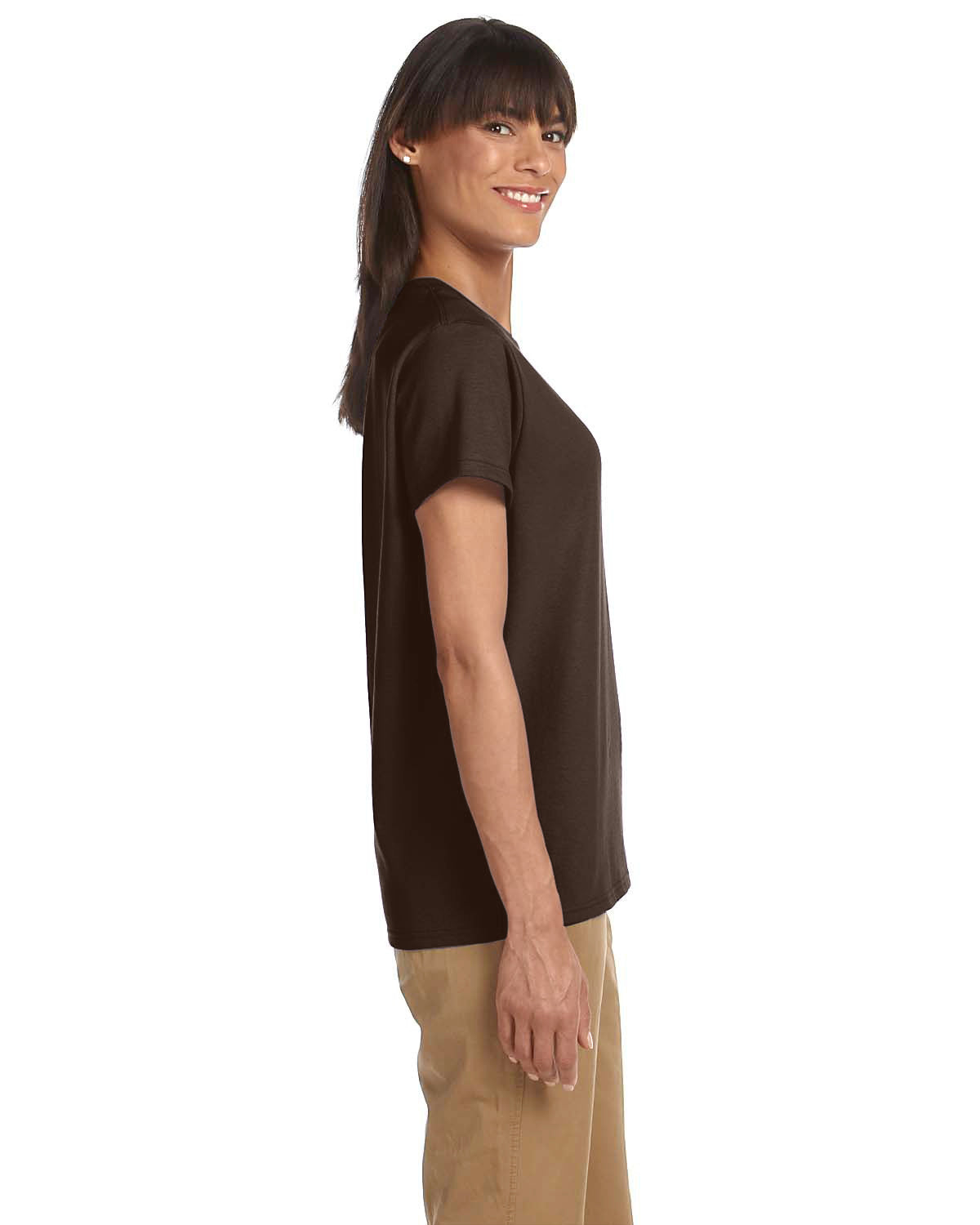 Women's Ultra Cotton® T-Shirt - Dark Chocolate