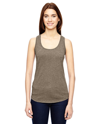 Women's Triblend Racerback Tank - Heather Slate