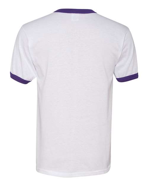 Augusta Sportswear 710 White/ Purple — back