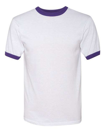 Augusta Sportswear 710 White/ Purple — front