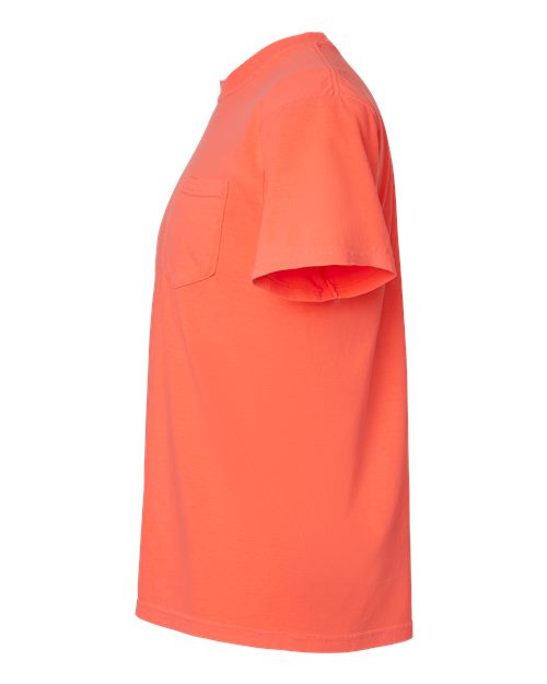 Comfort Colors 6030 Neon Red Orange — direct side