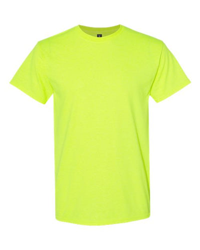 Gildan 5000 Safety Green — front