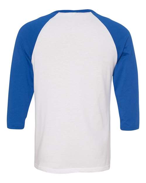 BELLA + CANVAS 3200 White/ True Royal — back