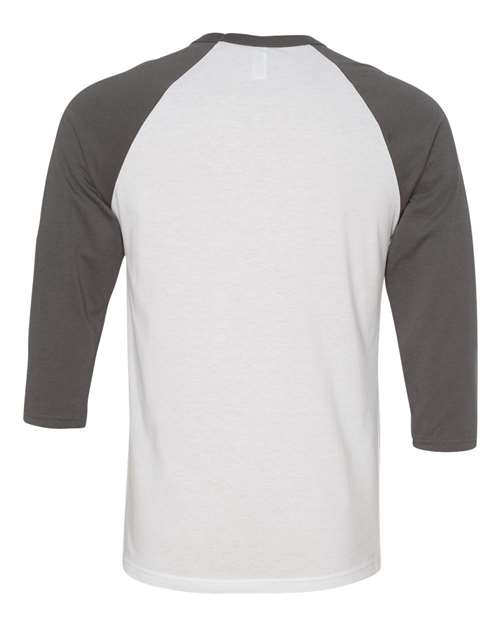 BELLA + CANVAS 3200 White/ Asphalt — back