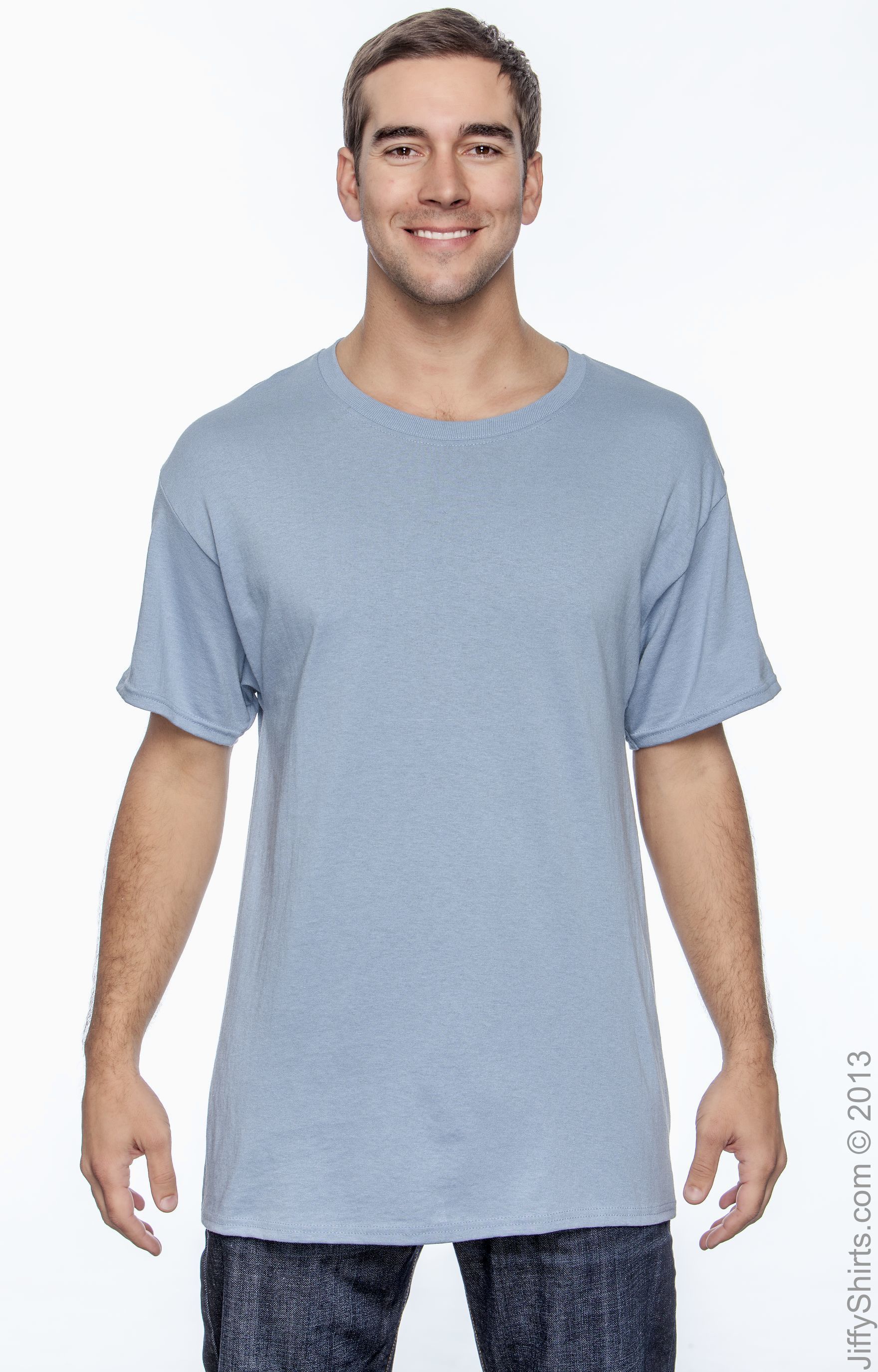 50/50 Ecosmart® Short Sleeve Tee - Stonewashed Blue