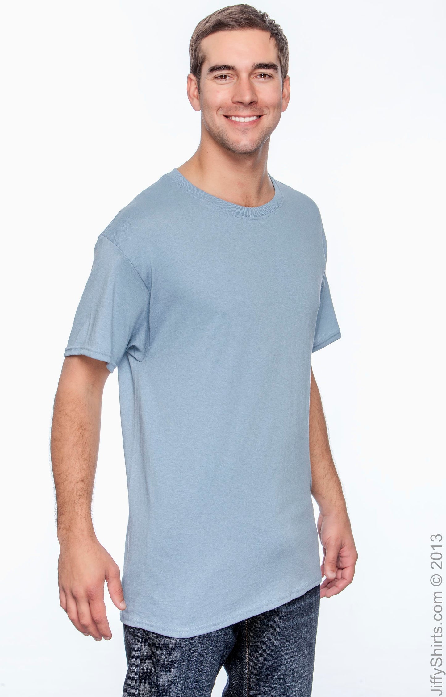 50/50 Ecosmart® Short Sleeve Tee - Stonewashed Blue